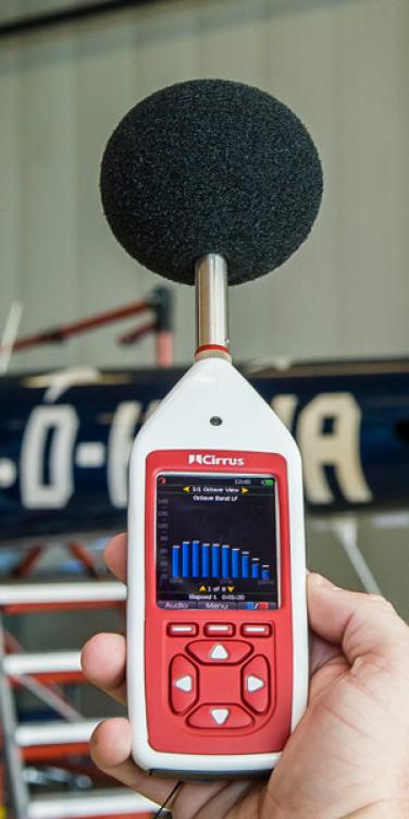 Integrerende geluidsmeter datalog/1:1octaafbanden/NR-NC