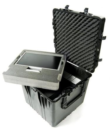 Peli™ 0370 zwarte cube case met foam